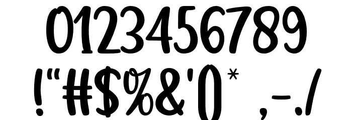 StartingPoint Font OTHER CHARS