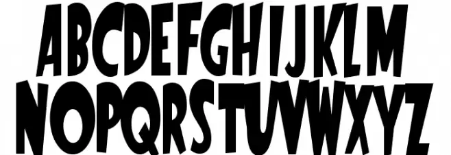 StartlingFont Schriftart Groß