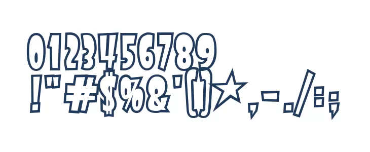 StartlingFontOpen Font OTHER CHARS