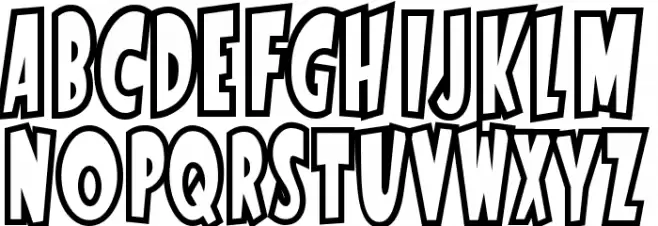 StartlingFontOpen Шрифта ВЕРХНИЙ