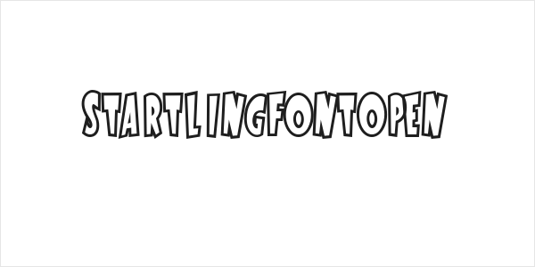 StartlingFontOpen Logo