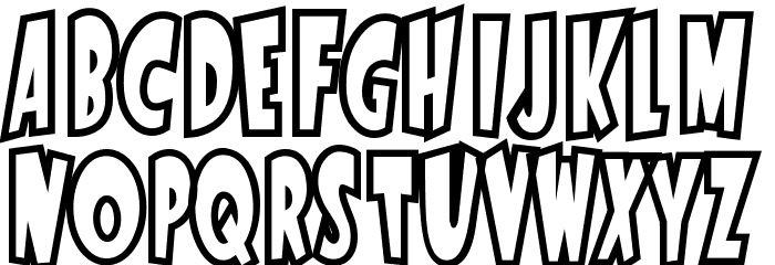 StartlingFontOpen Font LOWERCASE