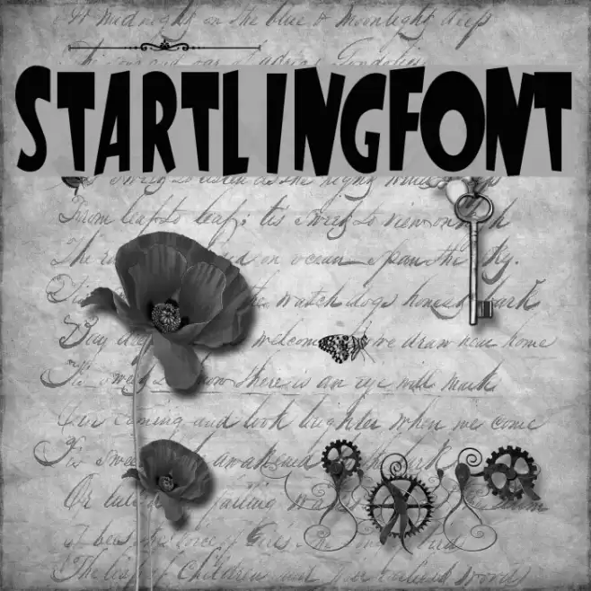 StartlingFont Font examples