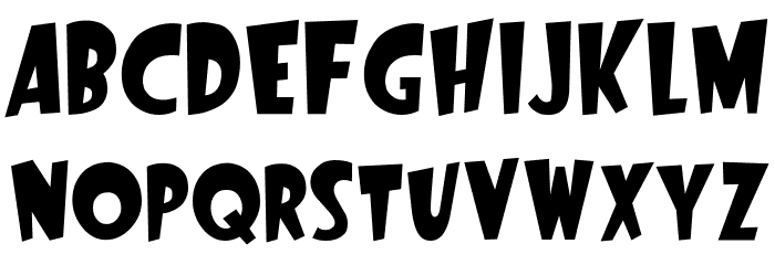 Startling Font LOWERCASE