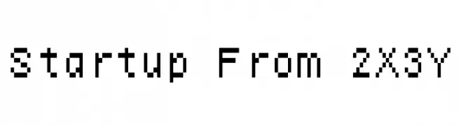 Startup From 2X3Y  Fuentes Gratis Descargar