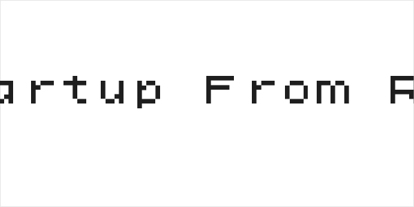 Startup From Raw Logo