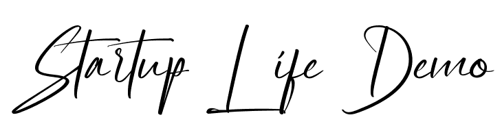 Startup Life Demo  تنزيل الخطوط