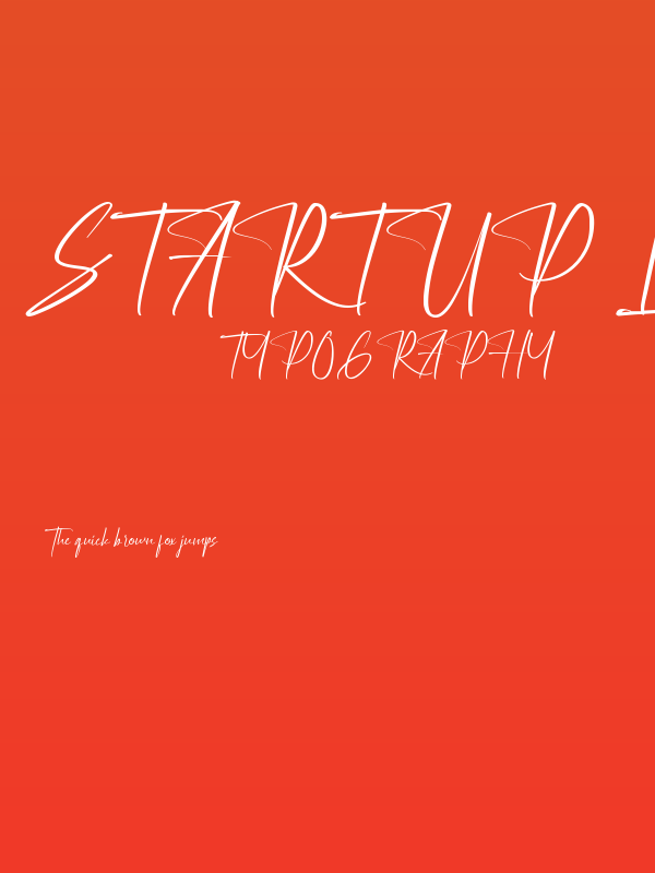 Startup Life Demo Poster