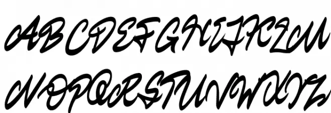 StarylFREE フォント 大文字