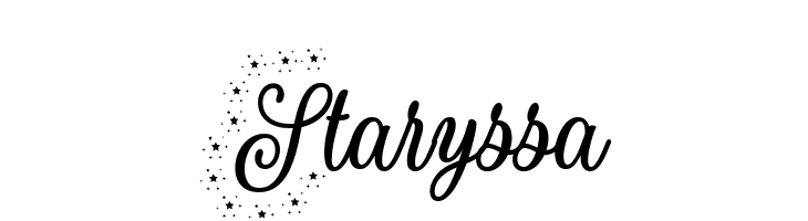 Staryssa  免费字体下载