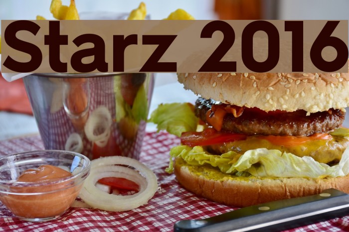 Starz 2016 Font examples