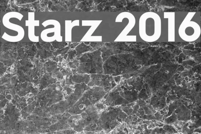 Starz 2016 Schriftart examples