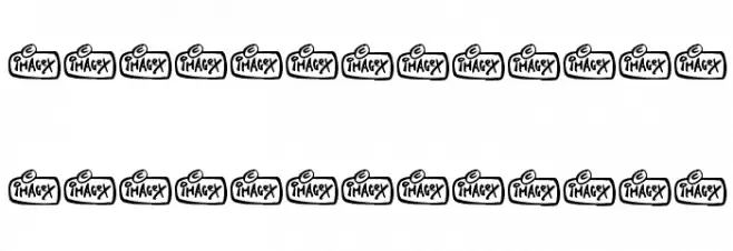 Starz Schriftart Kleinbuchstaben