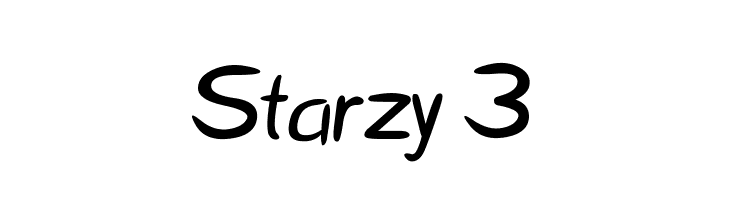 Starzy 3 Font