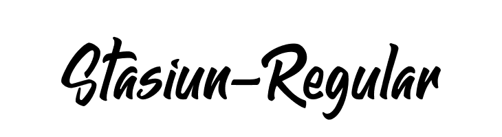 Stasiun-Regular  Frei Schriftart Herunterladen