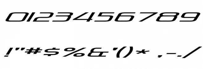 Stasmic Font OTHER CHARS