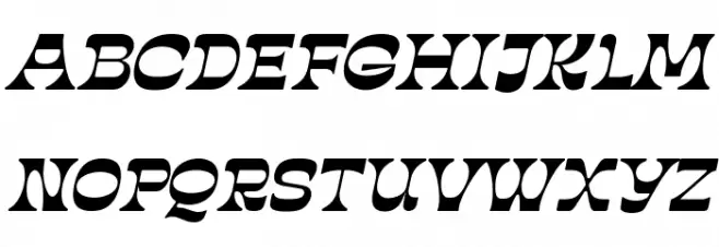 Stata Mater Italic Font UPPERCASE