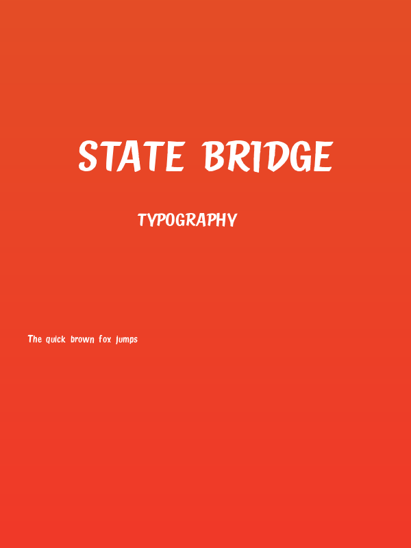 State Bridge Poster