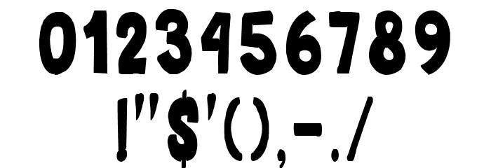 State Holiday Regular Font OTHER CHARS