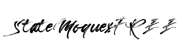 State Moques FREE  Скачать бесплатные шрифты