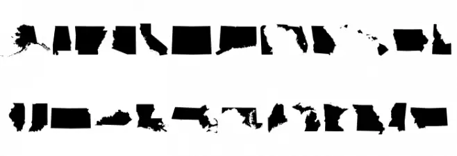 StateFace-Regular Schriftart Groß