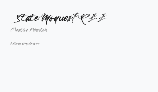 StateMoquesFREE Business Card