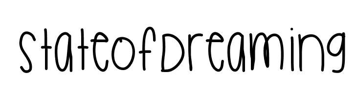 StateOfDreaming  Frei Schriftart Herunterladen