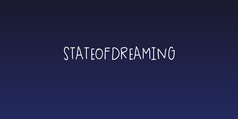StateOfDreaming Social Header