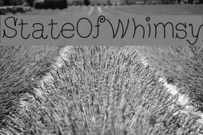 StateOfWhimsy Font examples