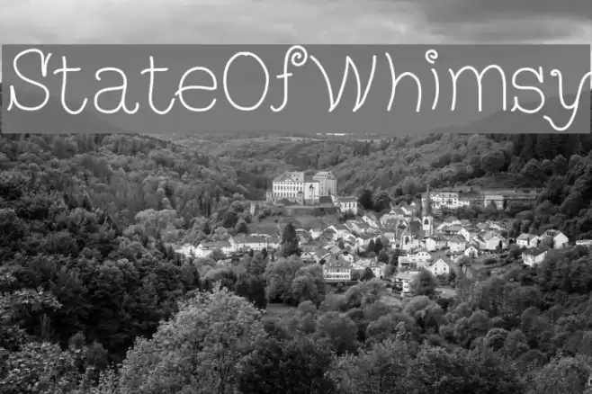 StateOfWhimsy Font examples