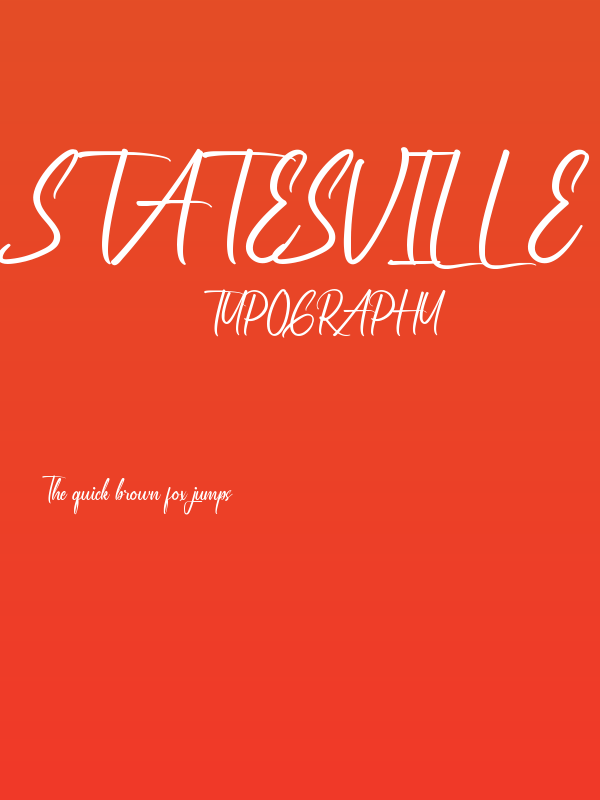 Statesville Demo Poster