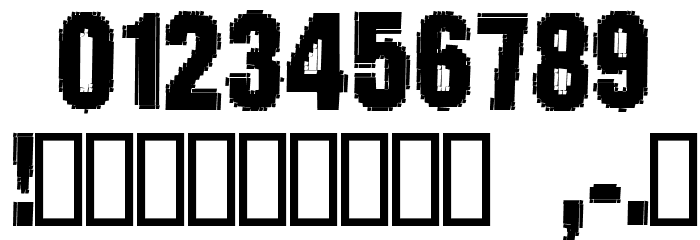 Static Age Fine Tuning Font OTHER CHARS