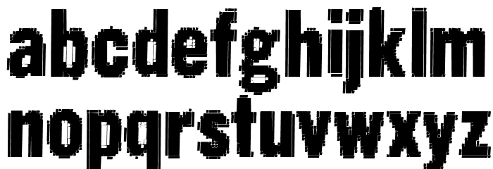 Static Age Fine Tuning Font LOWERCASE
