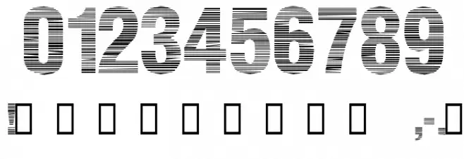 Static Age Horizontal Hold Schriftart Anderer Schreiben