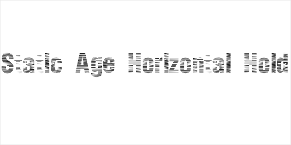 Static Age Horizontal Hold Logo