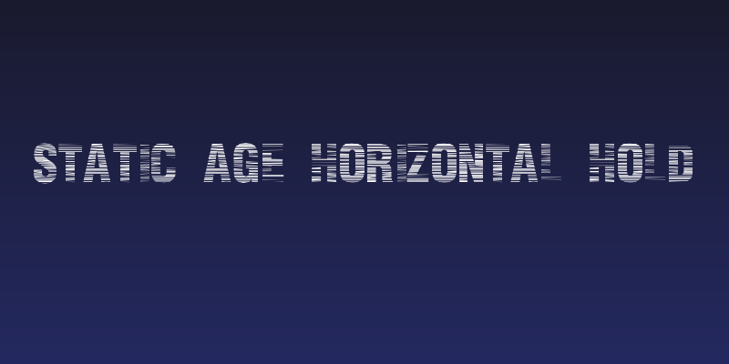 Static Age Horizontal Hold Social Header