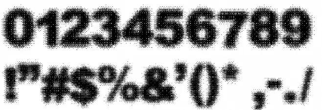 Static Buzz Font OTHER CHARS