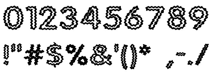 Static Charge Font OTHER CHARS