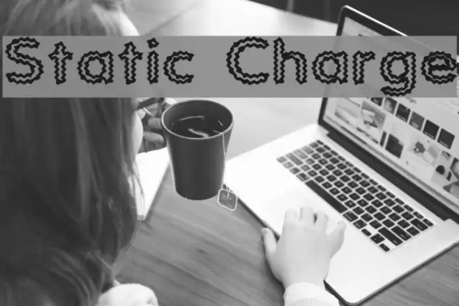 Static Charge Schriftart examples