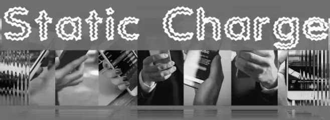 Static Charge Schriftart examples