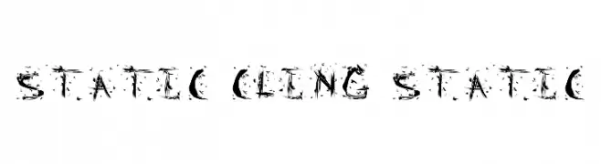 Static Cling Static  Frei Schriftart Herunterladen
