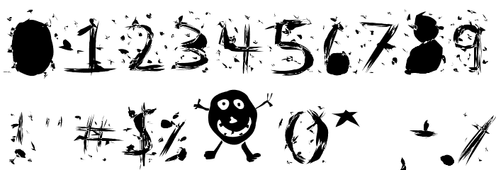 Static Cling Static Font OTHER CHARS