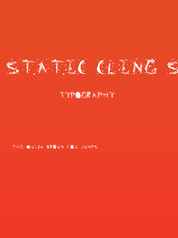 Static Cling Static Poster