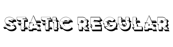 Static Regular  font caratteri gratis