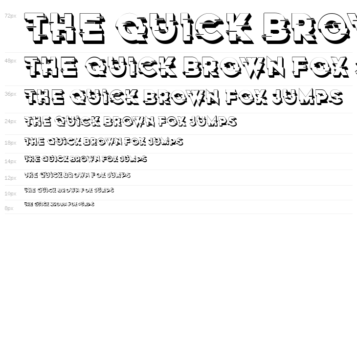 Static Regular Waterfall