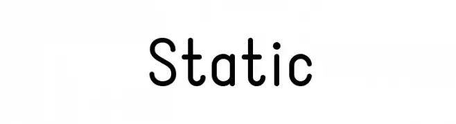 Static  font caratteri gratis
