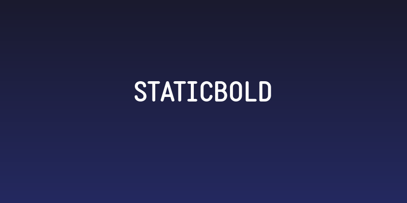 StaticBold Social Header