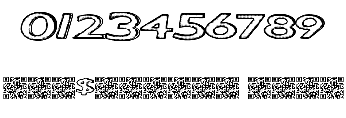 StaticHeights Font OTHER CHARS