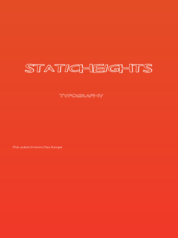 StaticHeights Poster