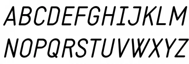 StaticItalic Polices MAJUSCULES